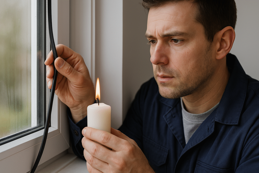 Defekte Fensterdichtungen erkennen